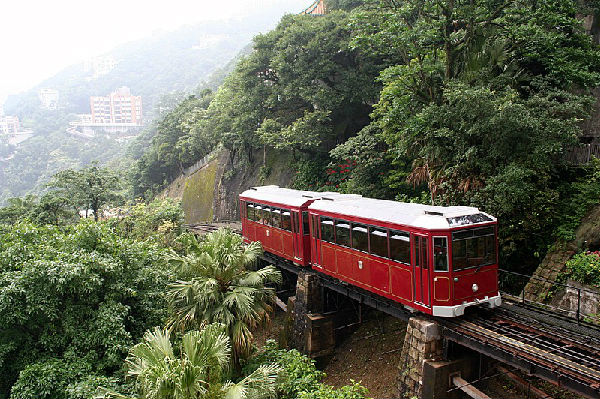 太平顶山的缆车